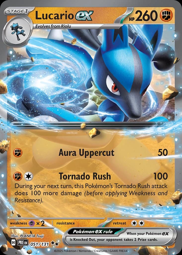 Lucario ex - Prismatic Evolutions 051/131