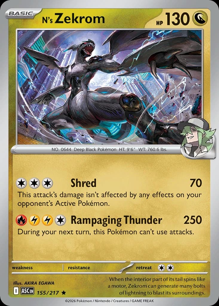 N's Zekrom - Ascended Heroes 155/217