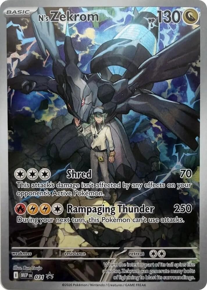 N's Zekrom - Mega Evolution Black Star Promos 031