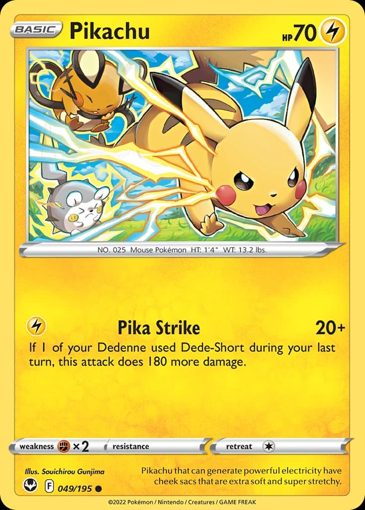 Pikachu - Silver Tempest 049/195