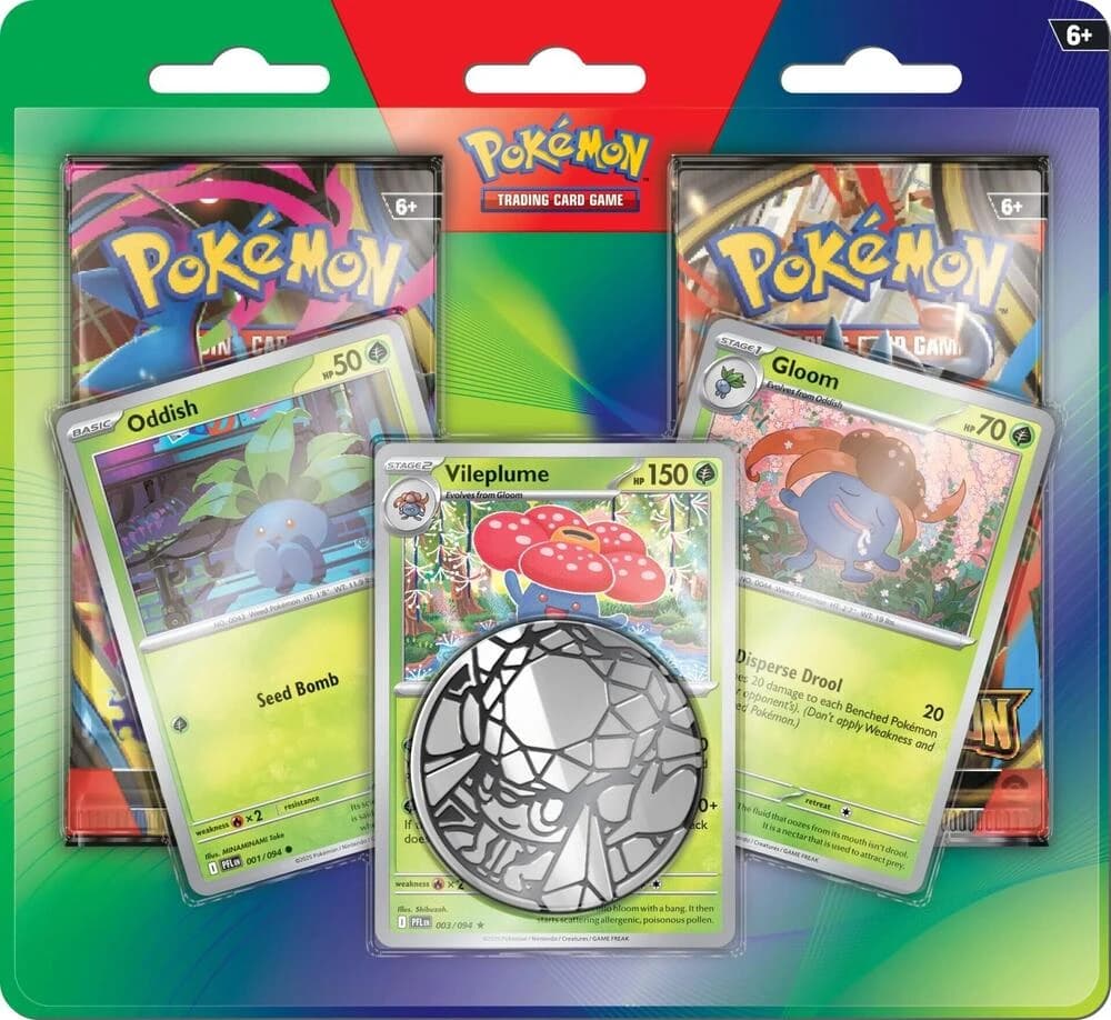 Pokemon TCG 2'li Blister Paket - Oddish, Gloom & Vileplume
